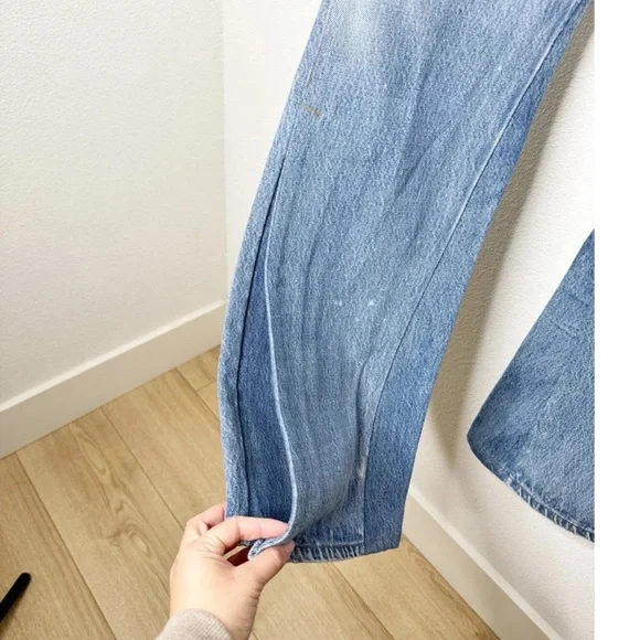 Re/done Levi Ultra High Rise Wide Flare Leg Vintage Jeans 26/34"